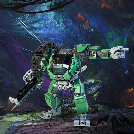 MOC Avatars AMP Mecha Model Building Blocks Green Robot Gift Building Bricks MOC - ToylandEU