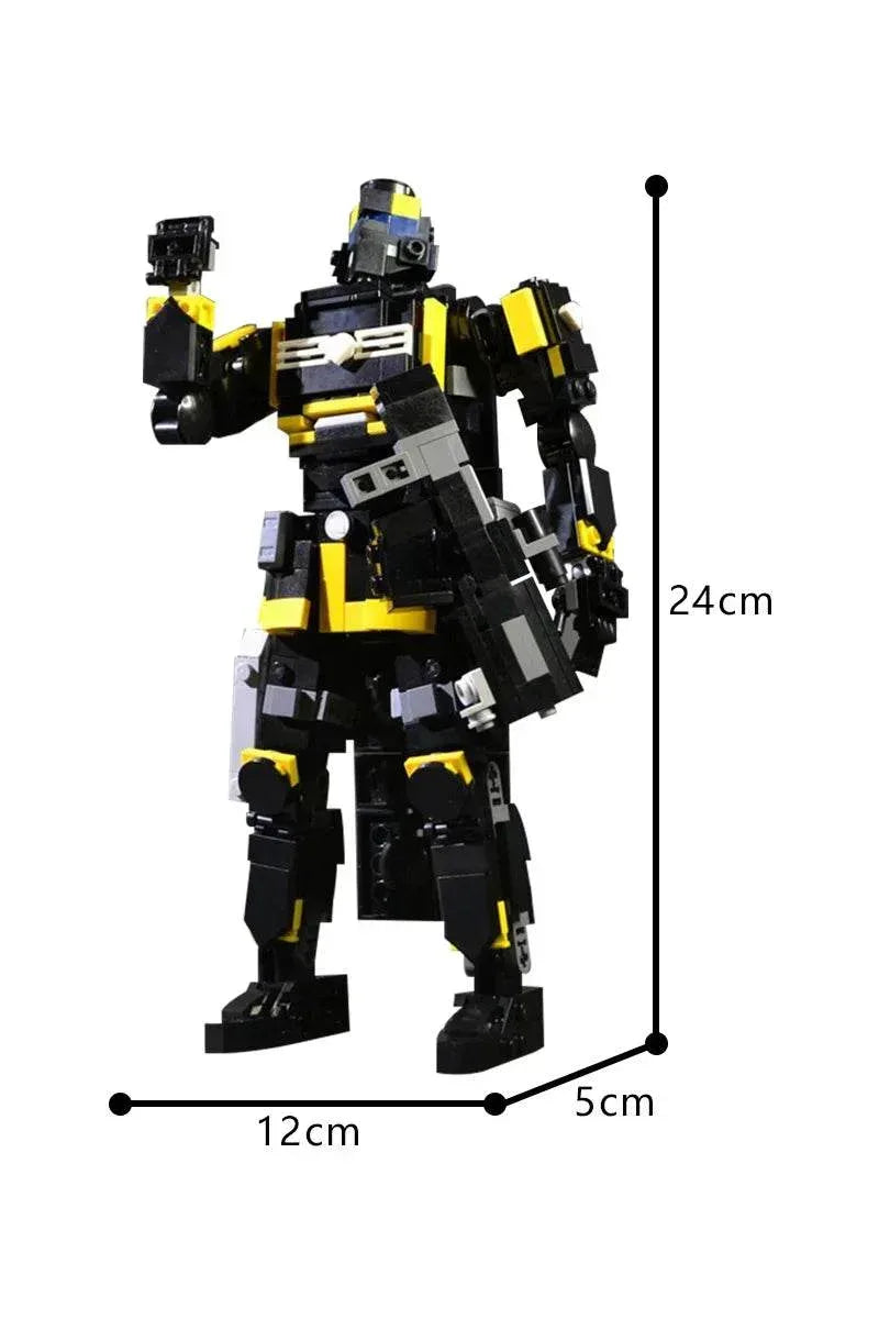 MOC B-01 Tactical Armor Building Blocks Helldivers 2 Building Bricks MOC Gift - ToylandEU