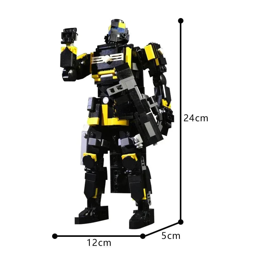 MOC B-01 Tactical Armor Building Blocks Helldivers 2 Building Bricks MOC Gift - ToylandEU