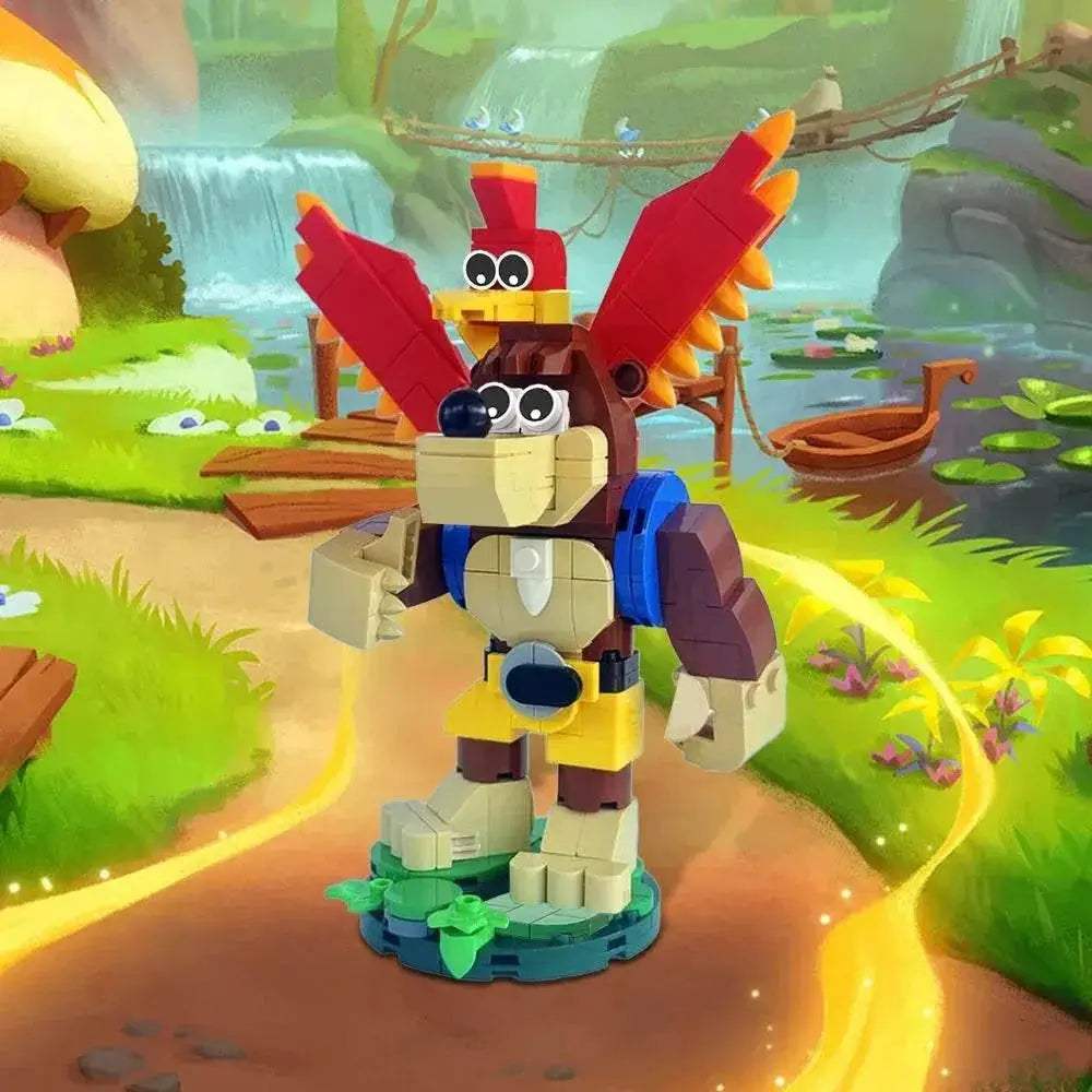 MOC Banjo Kazooie Brickheadz Model Building Blocks Gift Building Bricks MOC - ToylandEU