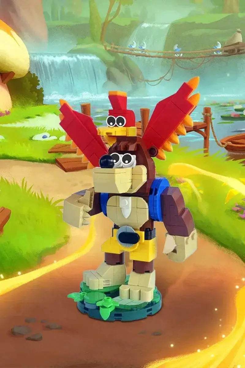 MOC Banjo Kazooie Brickheadz Model Building Blocks Gift Building Bricks MOC - ToylandEU