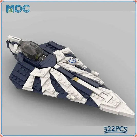  MOC MOC Building Blocks Delta-7 Aethersprite Light Interceptor Toys Building Bricks MOC -  ToylandEU™