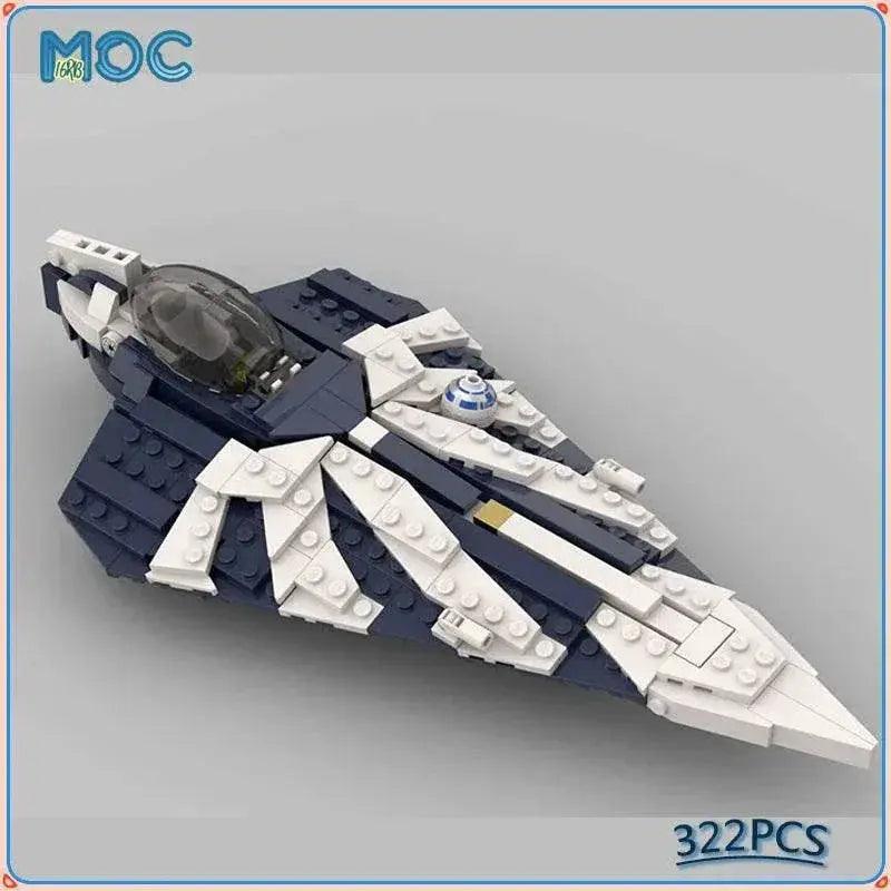  MOC MOC Building Blocks Delta-7 Aethersprite Light Interceptor Toys Building Bricks MOC -  ToylandEU™