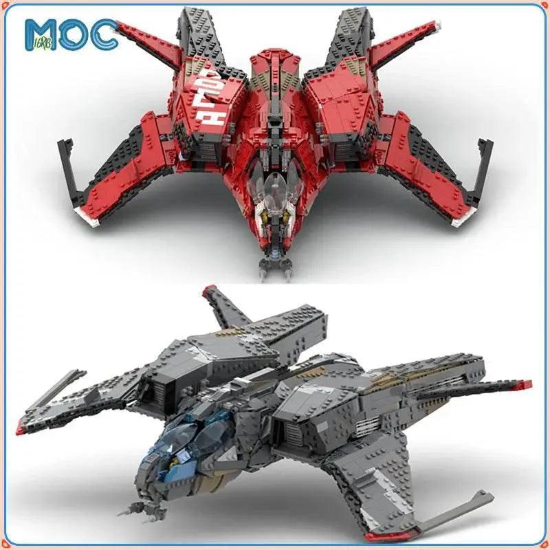  MOC MOC Building Blocks Mustang Omega Space Shuttle Model Toys Building Bricks MOC -  ToylandEU™