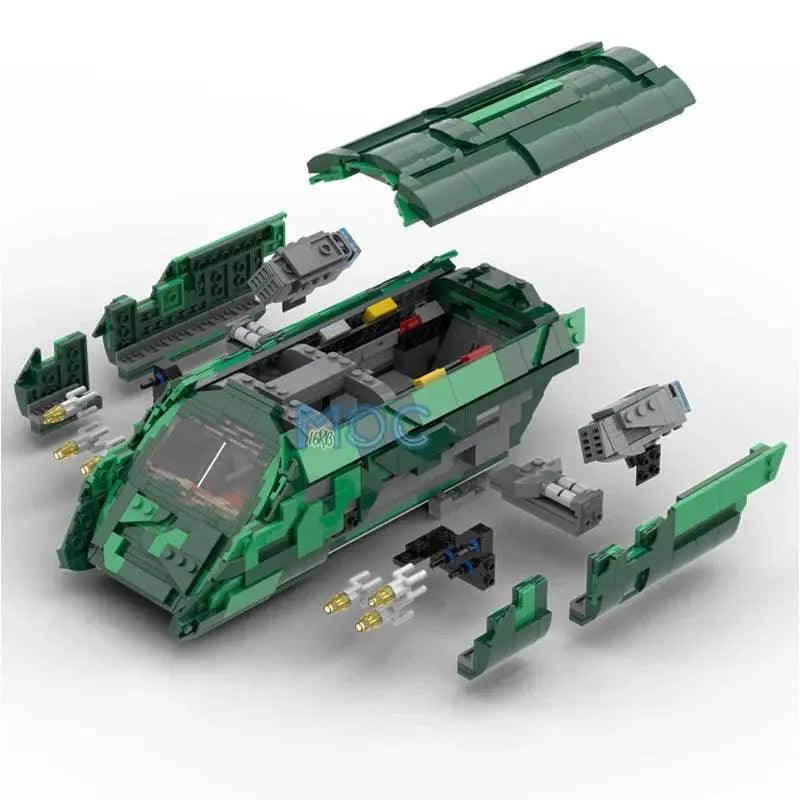  MOC MOC Building Blocks Puddle Jumper Spaceship DIY Assemble Bricks Building Bricks MOC -  ToylandEU™