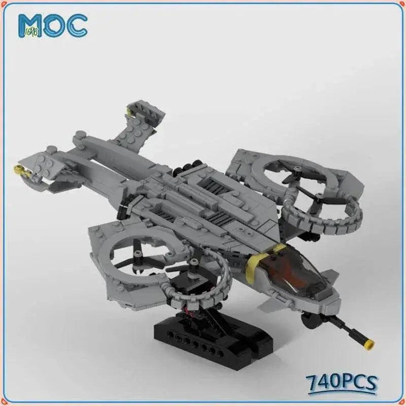  MOC MOC Building Blocks Seawasp Plane Fighter 740PCS Set Building Bricks MOC -  ToylandEU™