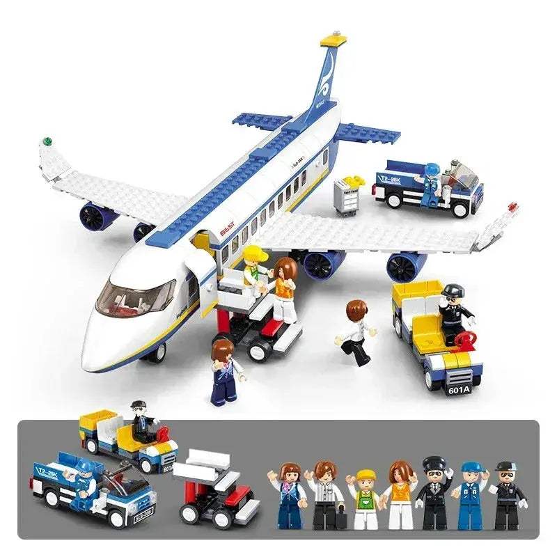 MOC MOC City Airport Building Blocks Kit Compatible With Lego - ToylandEU