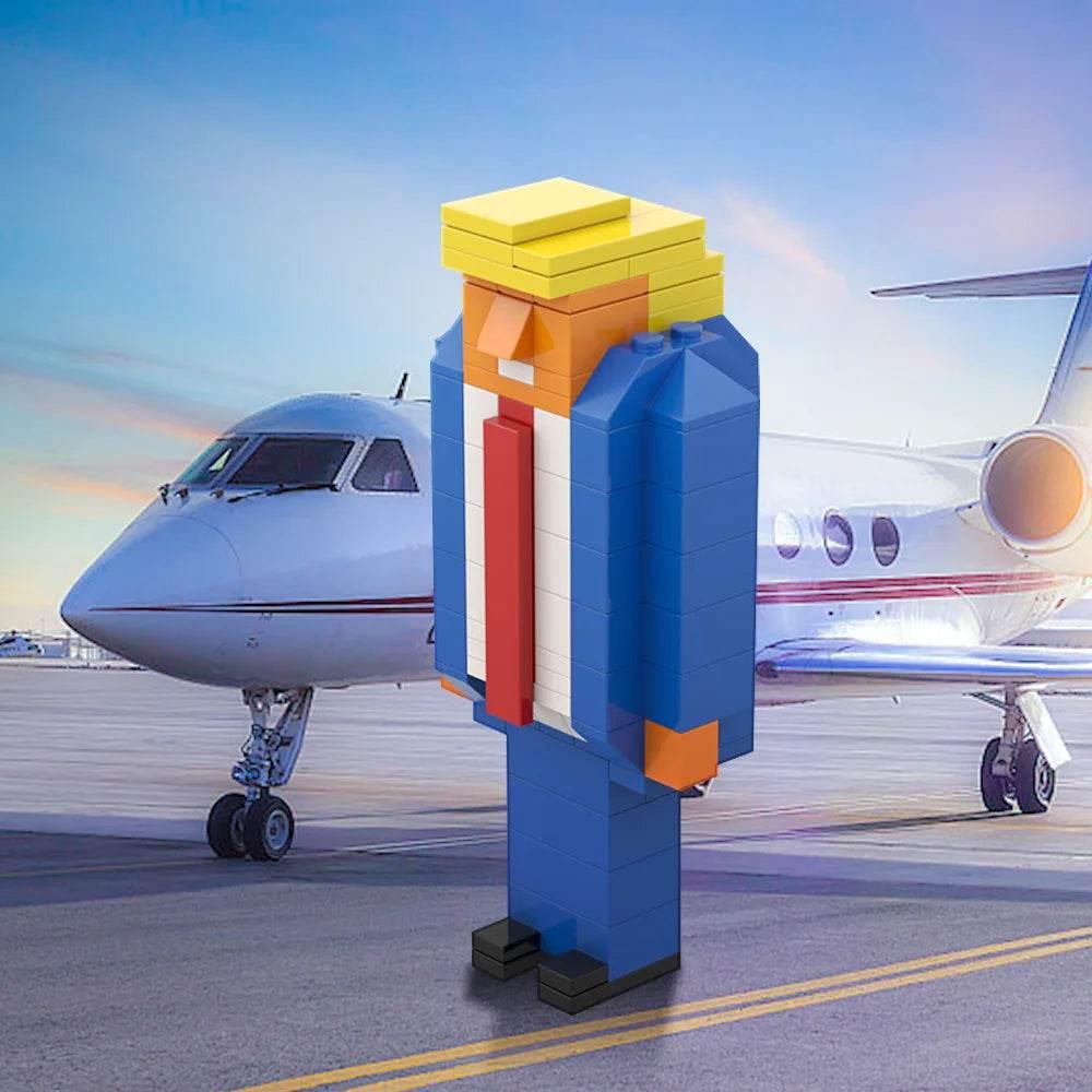 MOC Donald Trump Building Blocks US President Action Figure Building Bricks MOC - ToylandEU