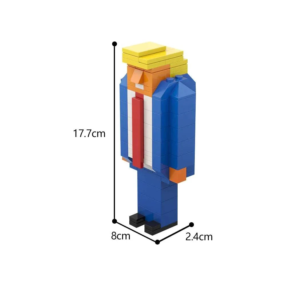 MOC Donald Trump Building Blocks US President Action Figure Building Bricks MOC - ToylandEU