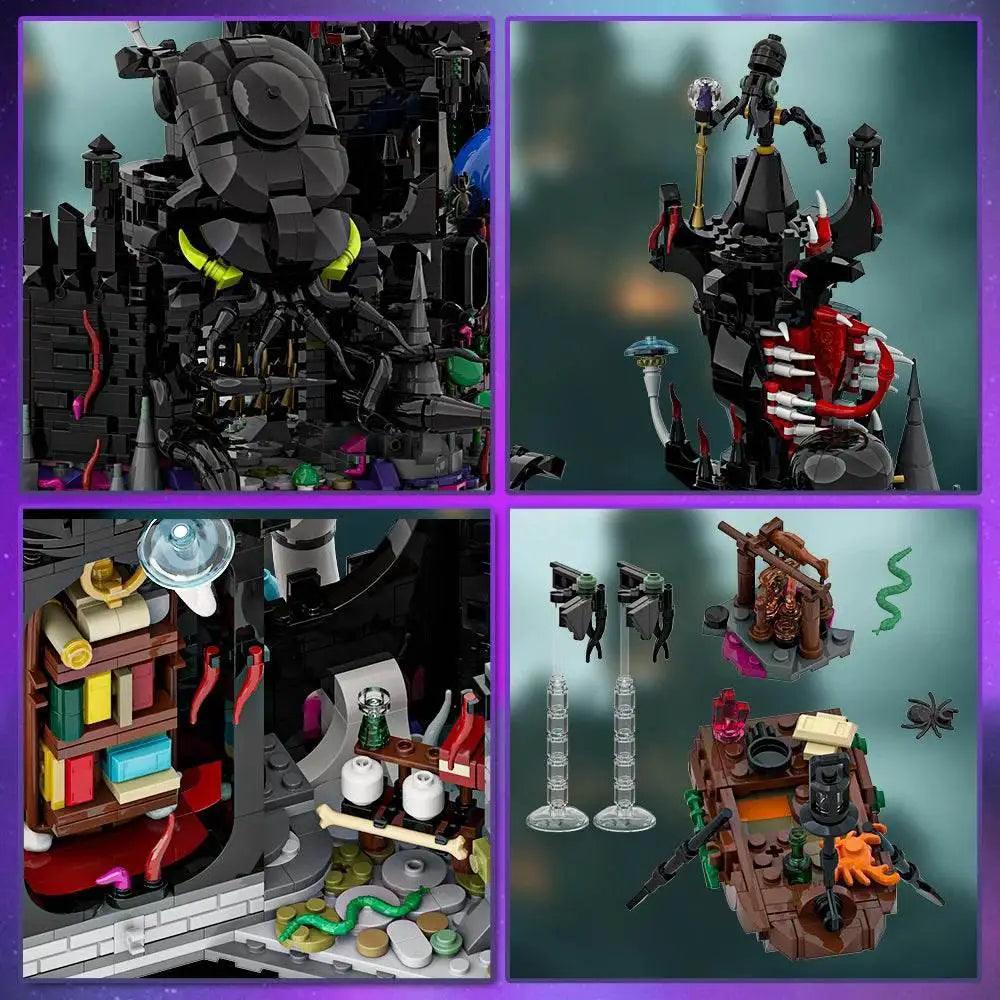  MOC MOC Eldritch Castle Model Building Blocks Horror House Gift Building Bricks MOC -  ToylandEU™