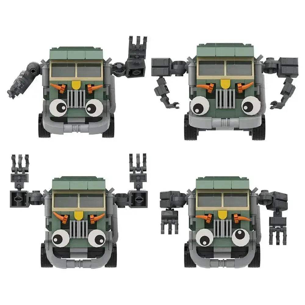 MOC Enlightenment Animation Trashes Trucks Model Building Blocks Building Bricks MOC - ToylandEU