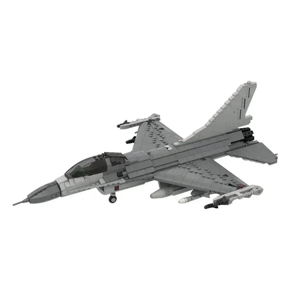  MOC MOC F-16 Fighting Falcon 1:35 Scale Model Building Blocks Building Bricks MOC -  ToylandEU™