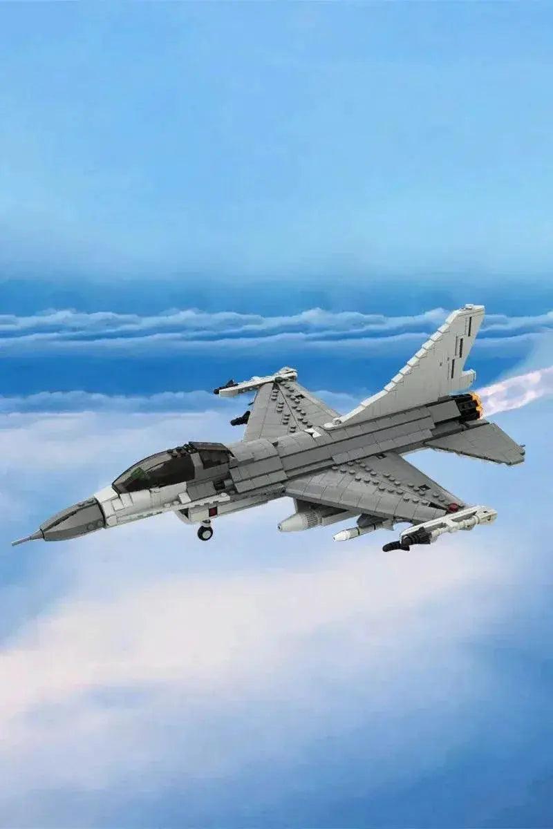  MOC MOC F-16 Fighting Falcon 1:35 Scale Model Building Blocks Building Bricks MOC -  ToylandEU™