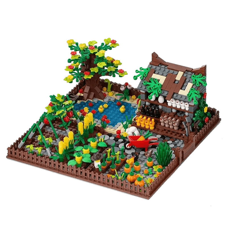 MOC Farm Building Blocks for Kids and Adults Educational Toys - ToylandEU