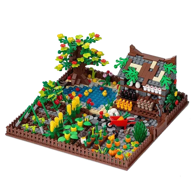 MOC Farm Building Blocks for Kids and Adults Educational Toys - ToylandEU