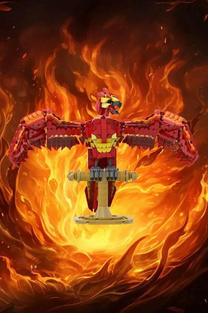  MOC MOC Fawkes Model Building Blocks Magic Phoenix Firebird Building Bricks MOC -  ToylandEU™