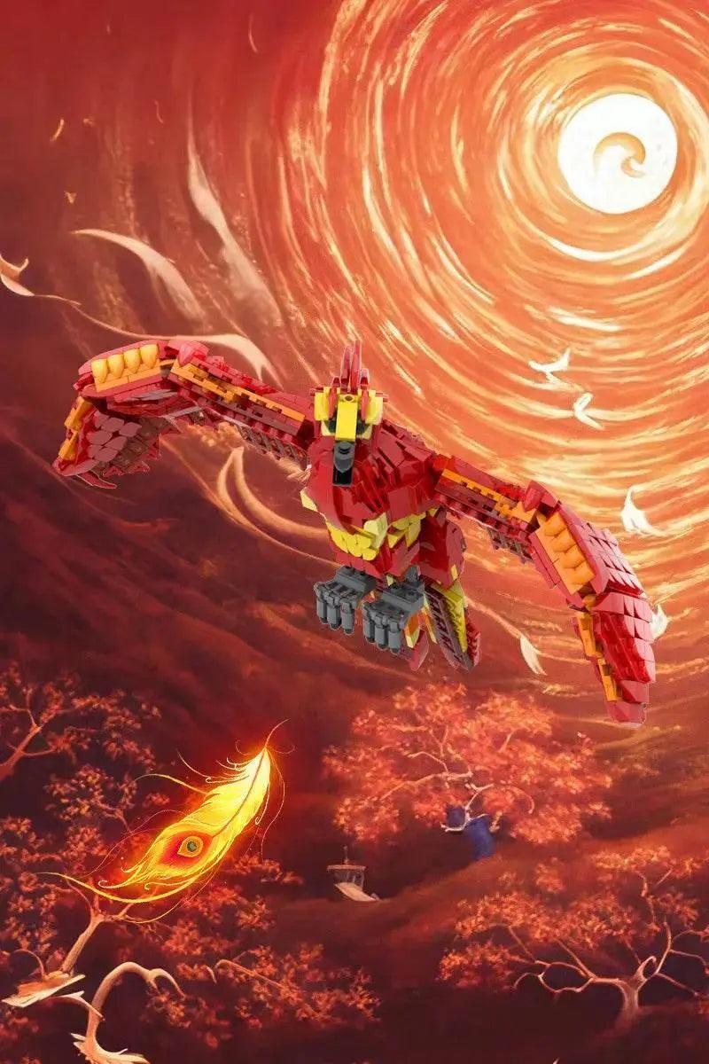  MOC MOC Fawkes Model Building Blocks Magic Phoenix Firebird Building Bricks MOC -  ToylandEU™