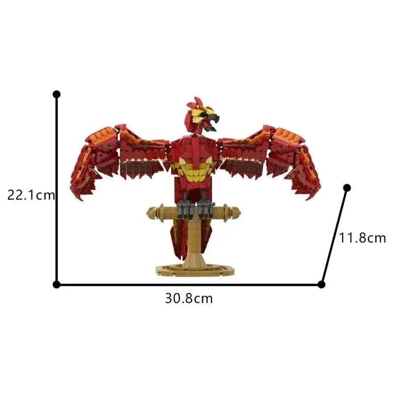  MOC MOC Fawkes Model Building Blocks Magic Phoenix Firebird Building Bricks MOC -  ToylandEU™