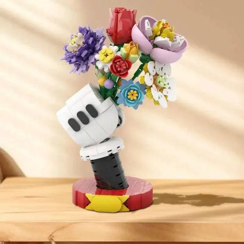  MOC MOC Flower Vase Model Building Blocks Assembled Toys Gift Building Bricks MOC -  ToylandEU™