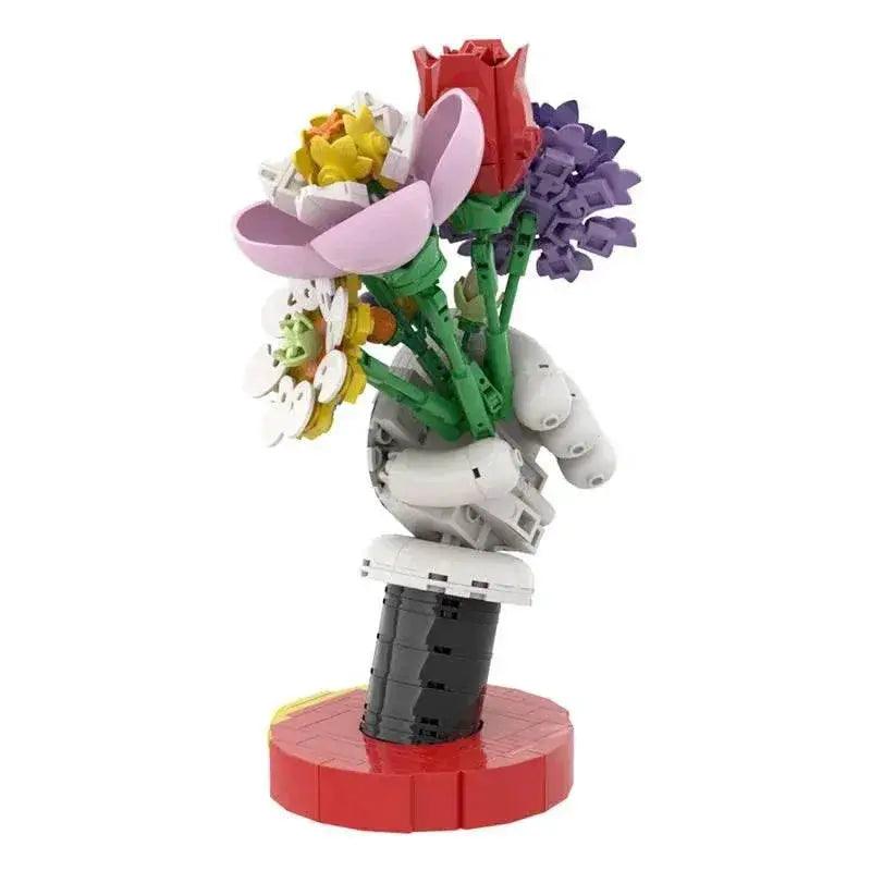  MOC MOC Flower Vase Model Building Blocks Assembled Toys Gift Building Bricks MOC -  ToylandEU™