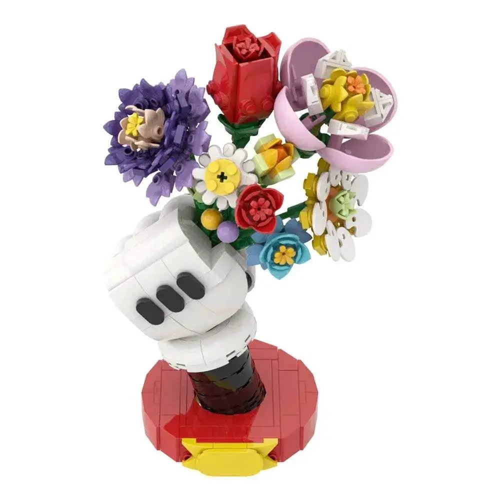  MOC MOC Flower Vase Model Building Blocks Assembled Toys Gift Building Bricks MOC -  ToylandEU™