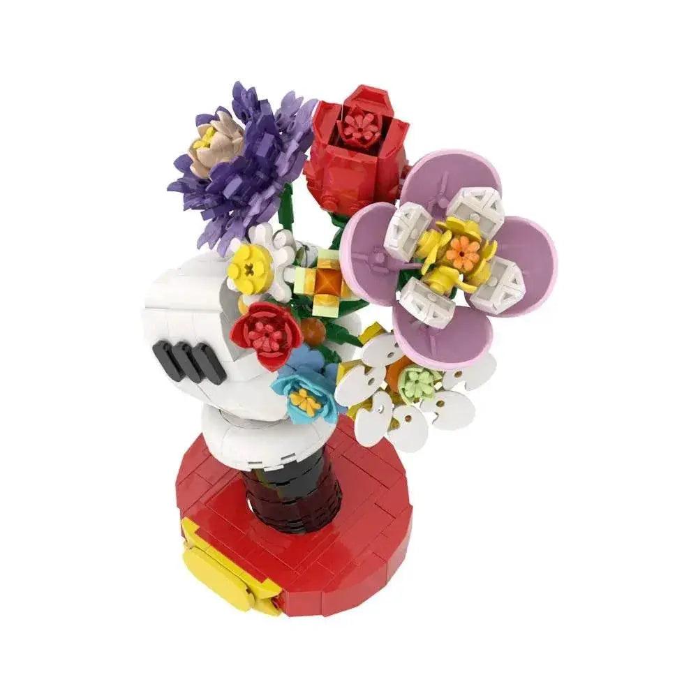 MOC MOC Flower Vase Model Building Blocks Assembled Toys Gift Building Bricks MOC -  ToylandEU™