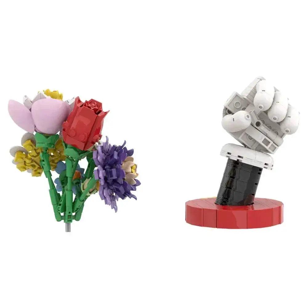  MOC MOC Flower Vase Model Building Blocks Assembled Toys Gift Building Bricks MOC -  ToylandEU™