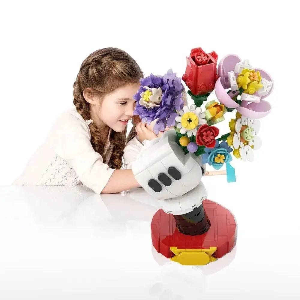  MOC MOC Flower Vase Model Building Blocks Assembled Toys Gift Building Bricks MOC -  ToylandEU™