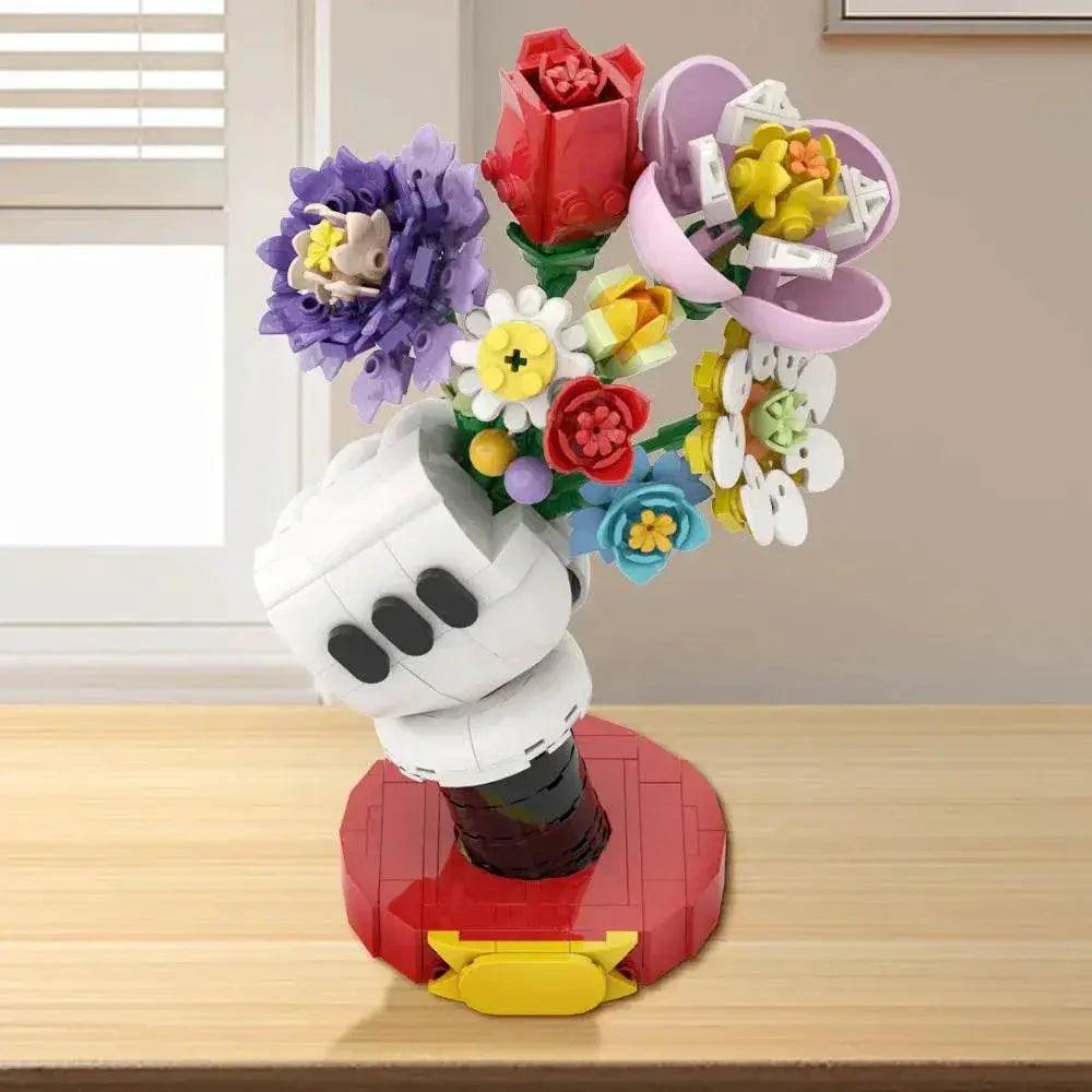  MOC MOC Flower Vase Model Building Blocks Assembled Toys Gift Building Bricks MOC -  ToylandEU™