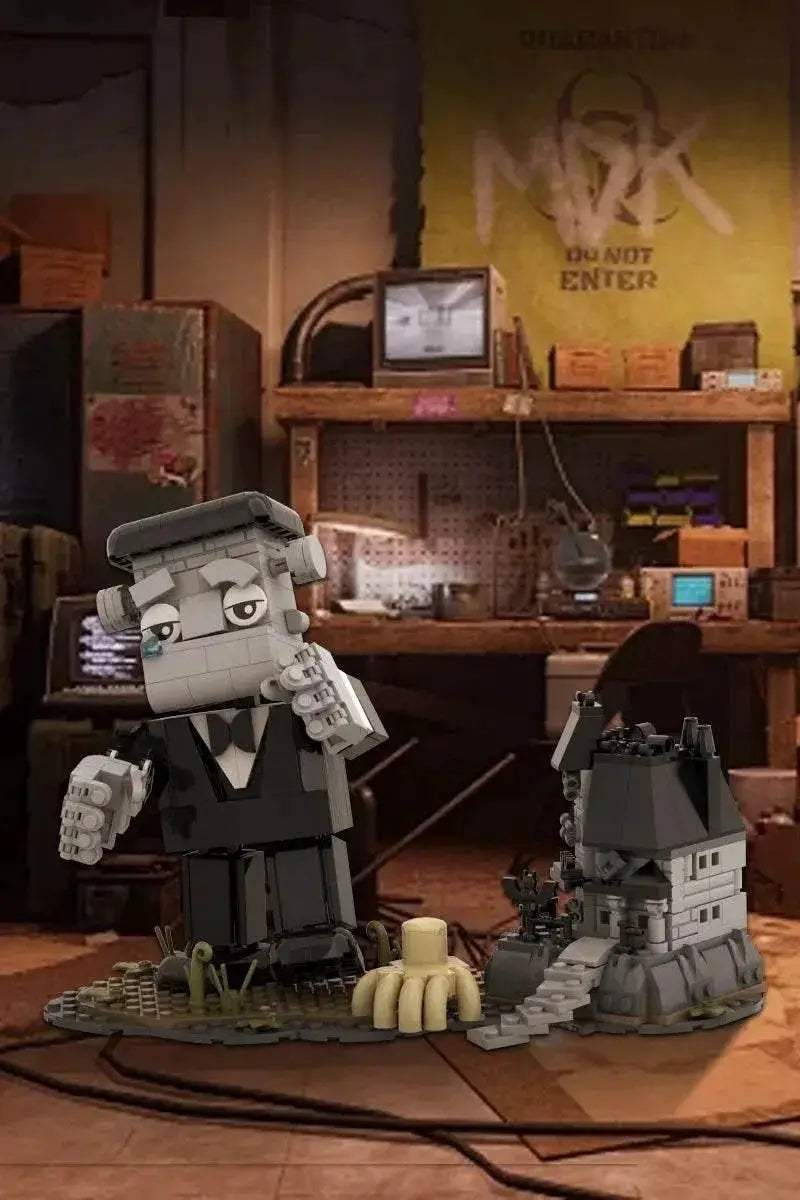 MOC Frankenstein BrickheadZ Building Blocks Horror Movie Gift Building Bricks MOC - ToylandEU