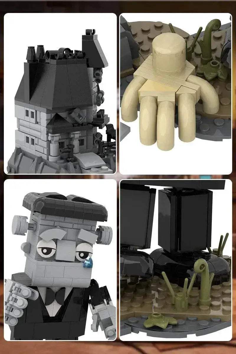 MOC Frankenstein BrickheadZ Building Blocks Horror Movie Gift Building Bricks MOC - ToylandEU