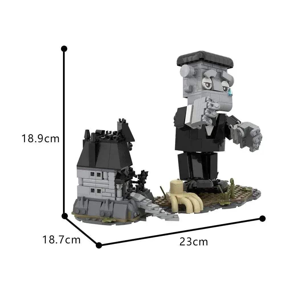 MOC Frankenstein BrickheadZ Building Blocks Horror Movie Gift Building Bricks MOC - ToylandEU
