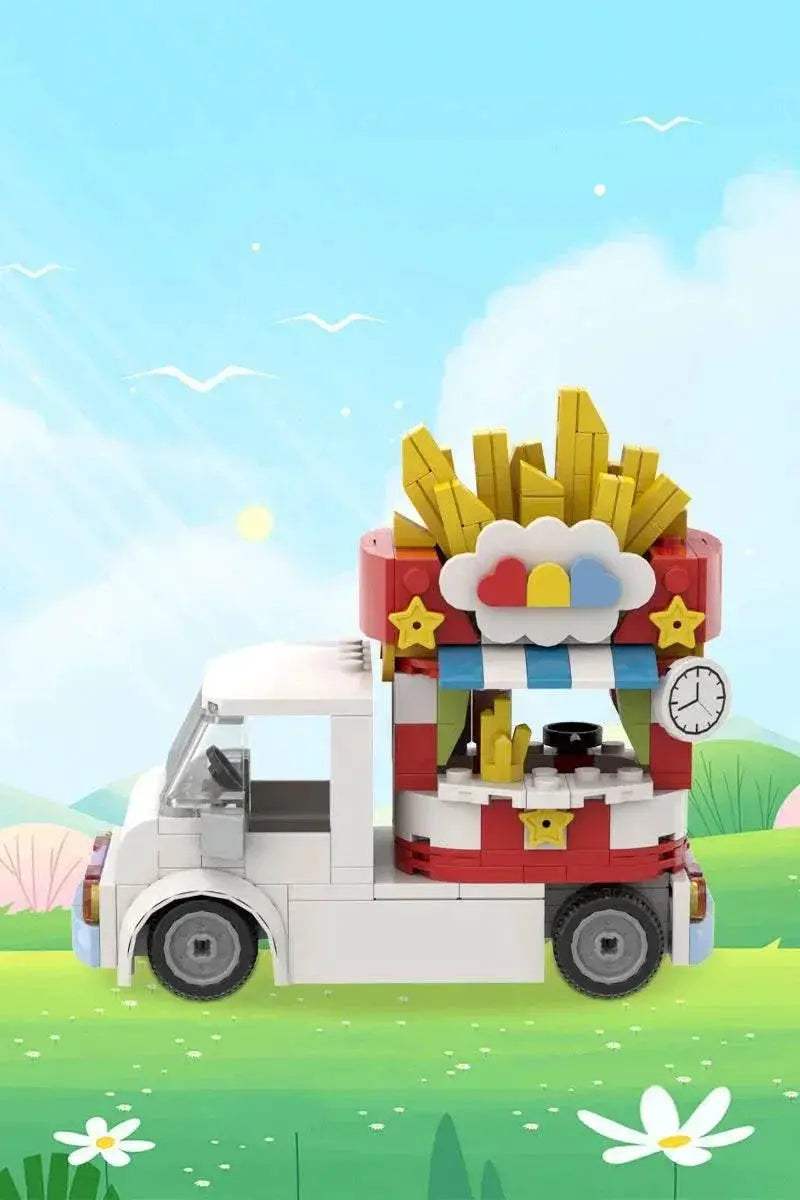 MOC French Fries Food Truck Model Building Blocks Toys Building Bricks MOC - ToylandEU