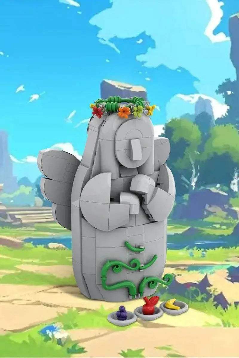 MOC Goddess Statue Figure Model Building Blocks Zeldaed Game Building Bricks MOC - ToylandEU