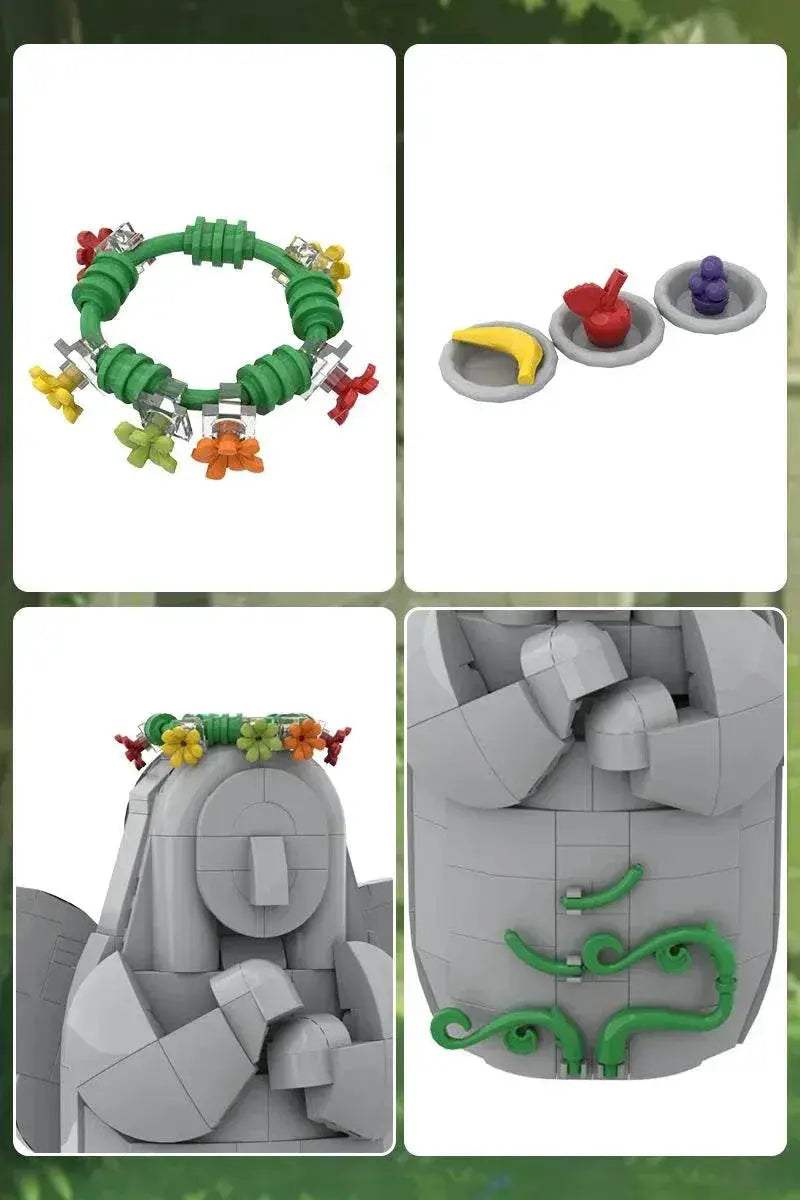 MOC Goddess Statue Figure Model Building Blocks Zeldaed Game Building Bricks MOC - ToylandEU