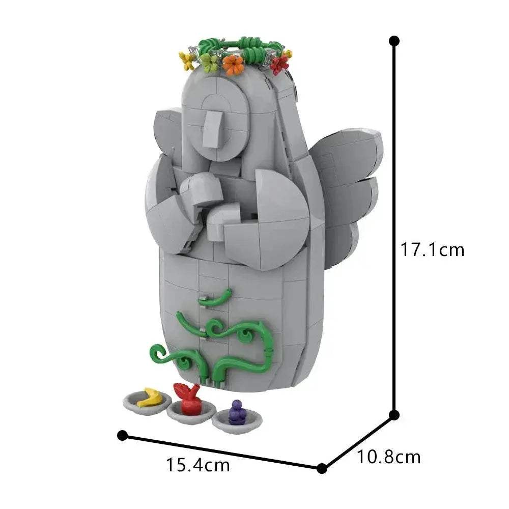 MOC Goddess Statue Figure Model Building Blocks Zeldaed Game Building Bricks MOC - ToylandEU
