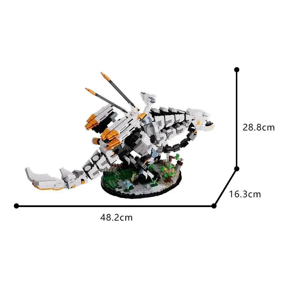 MOC Horizons Game Thunder Fang Mechanical Beast Model Building Blocks Building Bricks MOC Gift - ToylandEU