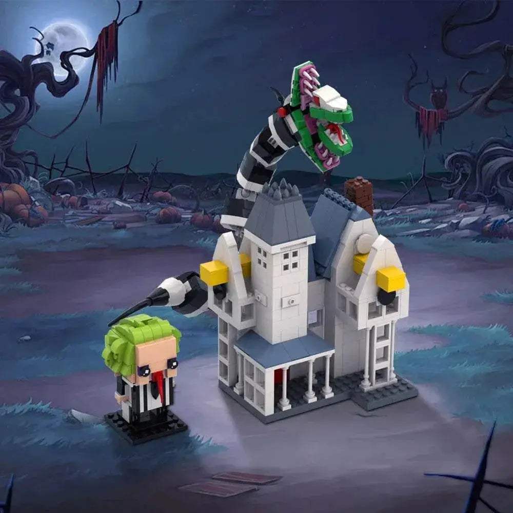 MOC Horror Movie Beetlejuices Building Blocks Brickheadz Set Building Bricks MOC - ToylandEU