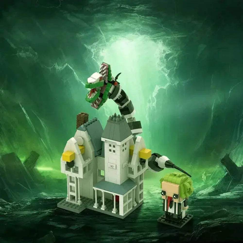 MOC Horror Movie Beetlejuices Building Blocks Brickheadz Set Building Bricks MOC - ToylandEU