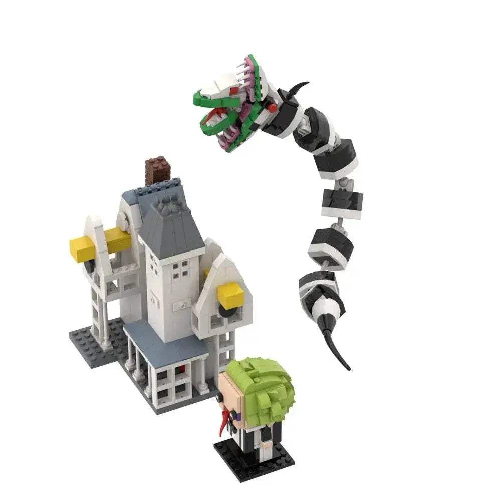 MOC Horror Movie Beetlejuices Building Blocks Brickheadz Set Building Bricks MOC - ToylandEU