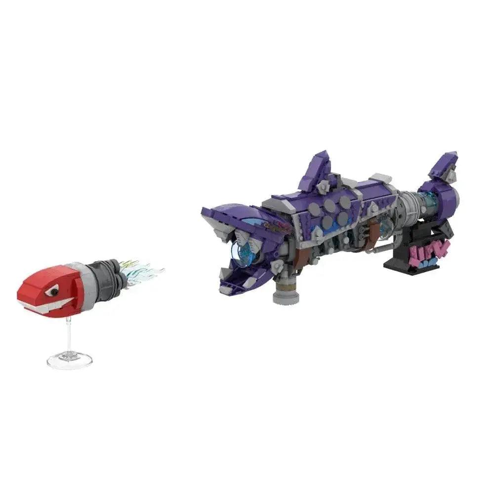  MOC MOC Jinx Fishbone Rocket Launcher Model Building Blocks Building Bricks MOC Gift -  ToylandEU™