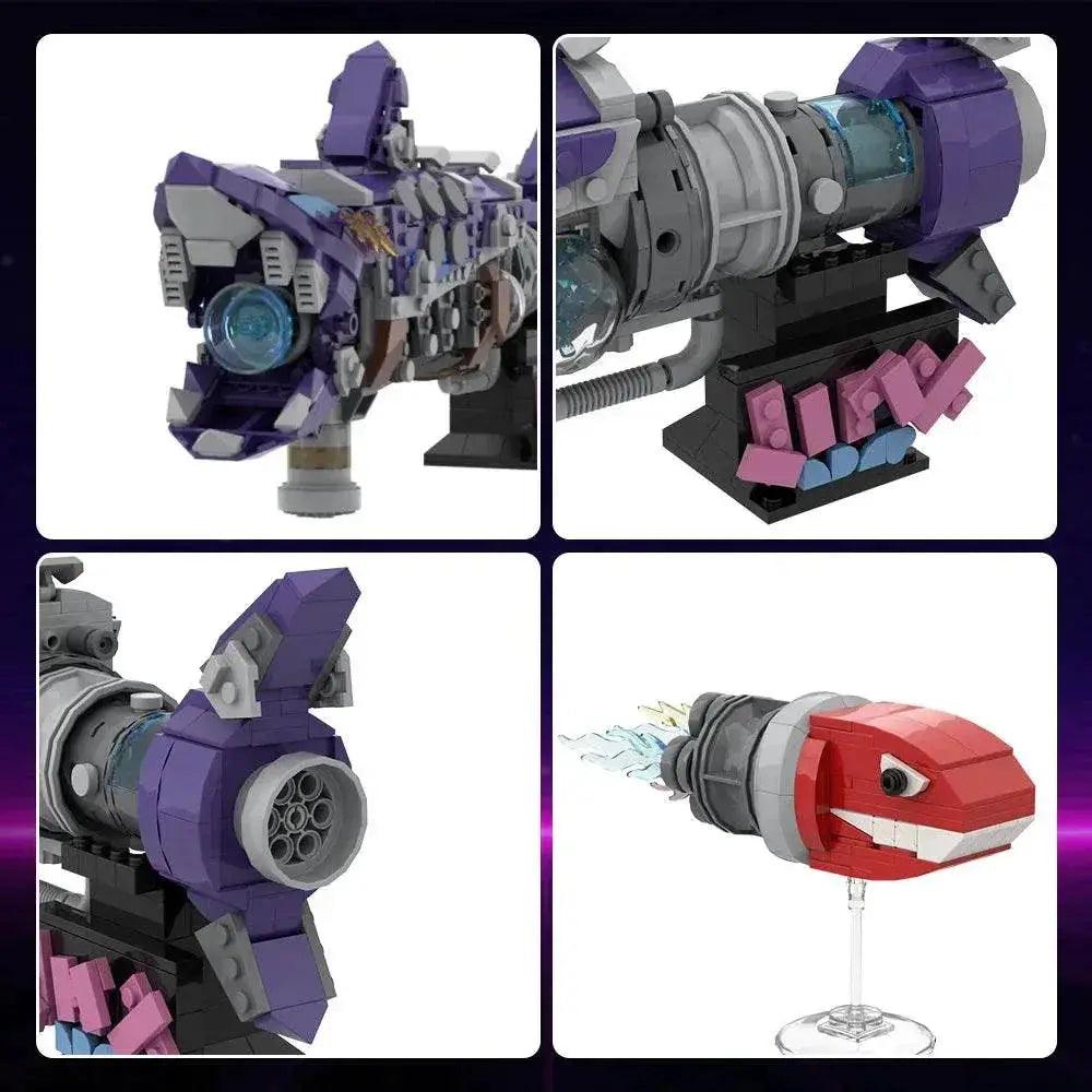  MOC MOC Jinx Fishbone Rocket Launcher Model Building Blocks Building Bricks MOC Gift -  ToylandEU™
