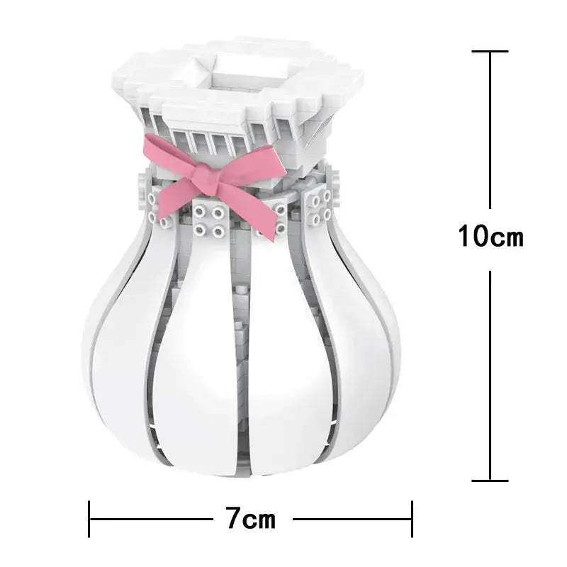 MOC MOC LEGO Compatible Flower Vase Building Blocks For Creative Decor - ToylandEU