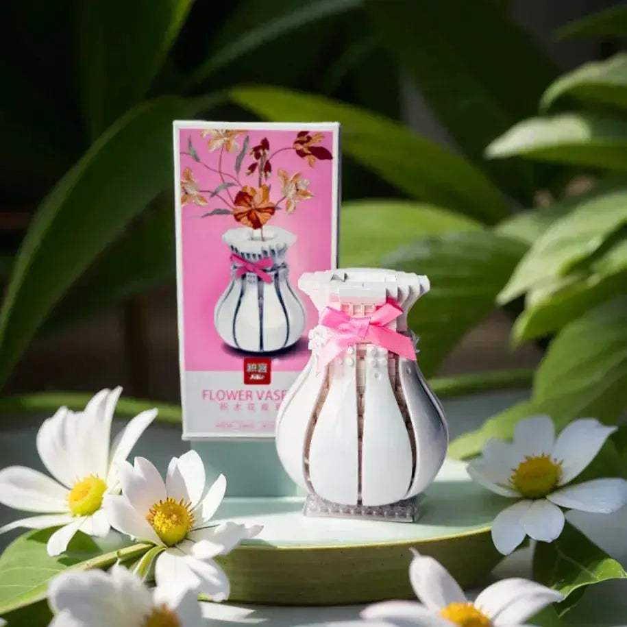 MOC MOC LEGO Compatible Flower Vase Building Blocks For Creative Decor - ToylandEU