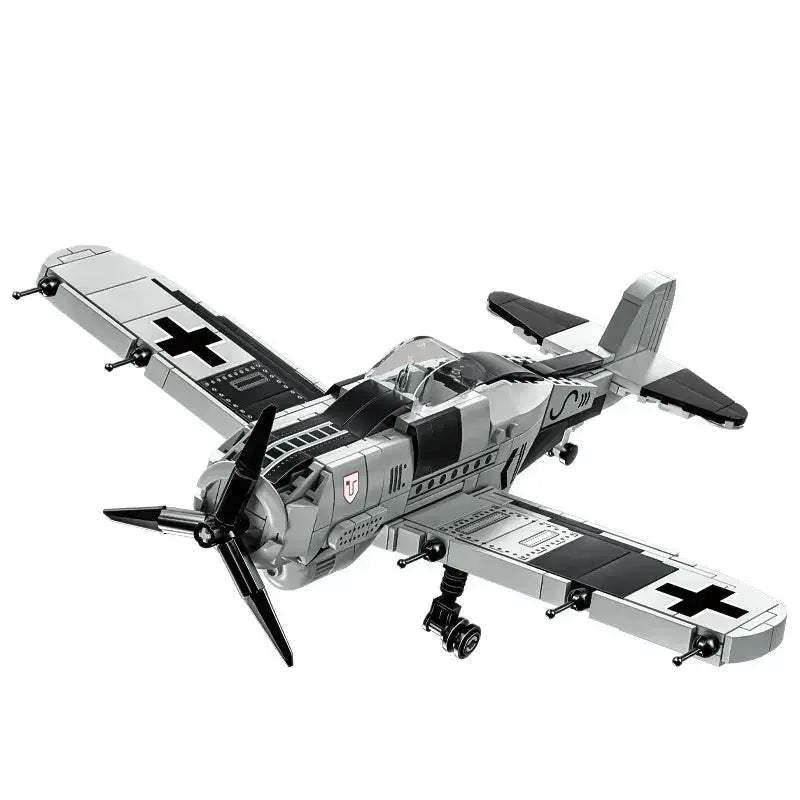 MOC MOC LEGO Compatible Fw 190 Aircraft Building Blocks Kit - ToylandEU