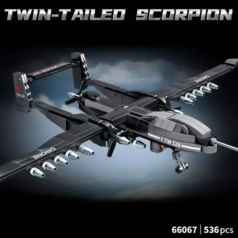 MOC MOC LEGO Compatible Fw 190 Aircraft Building Blocks Kit - ToylandEU