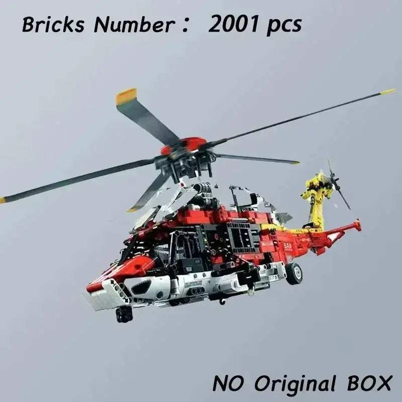 MOC MOC LEGO Compatible Rescue Helicopter Building Blocks Toy - ToylandEU