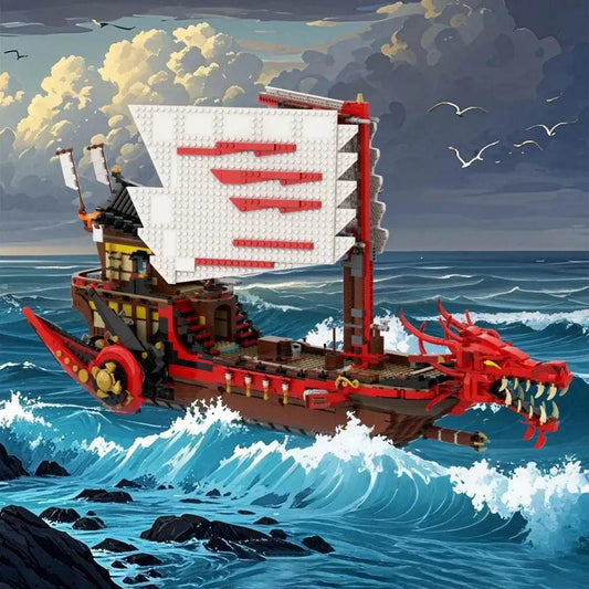  MOC MOC Legacy Destiny's Bounty Ship Building Blocks Building Bricks MOC Gift -  ToylandEU™