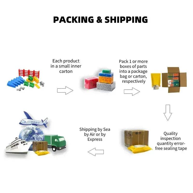 MOC MOC Lego Compatible 1x1 Five Petal Flower Garden Building Blocks - ToylandEU