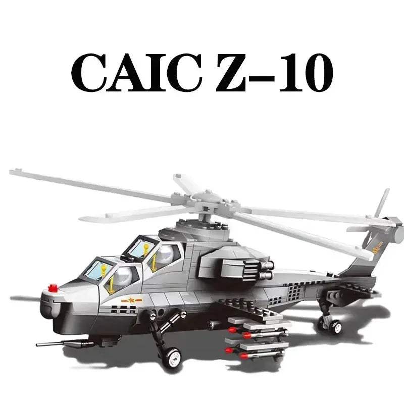 MOC MOC Lego Compatible Apache Helicopter Building Blocks Educational Toy - ToylandEU